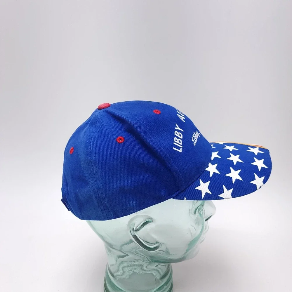 Vintage‎ Stars & Stripes Red White Blue Snapback Auto Sales Cap Hat America USA